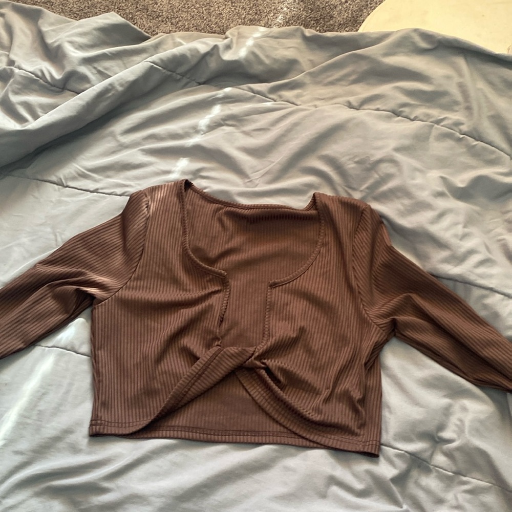 PrettyLittleThings Brown top